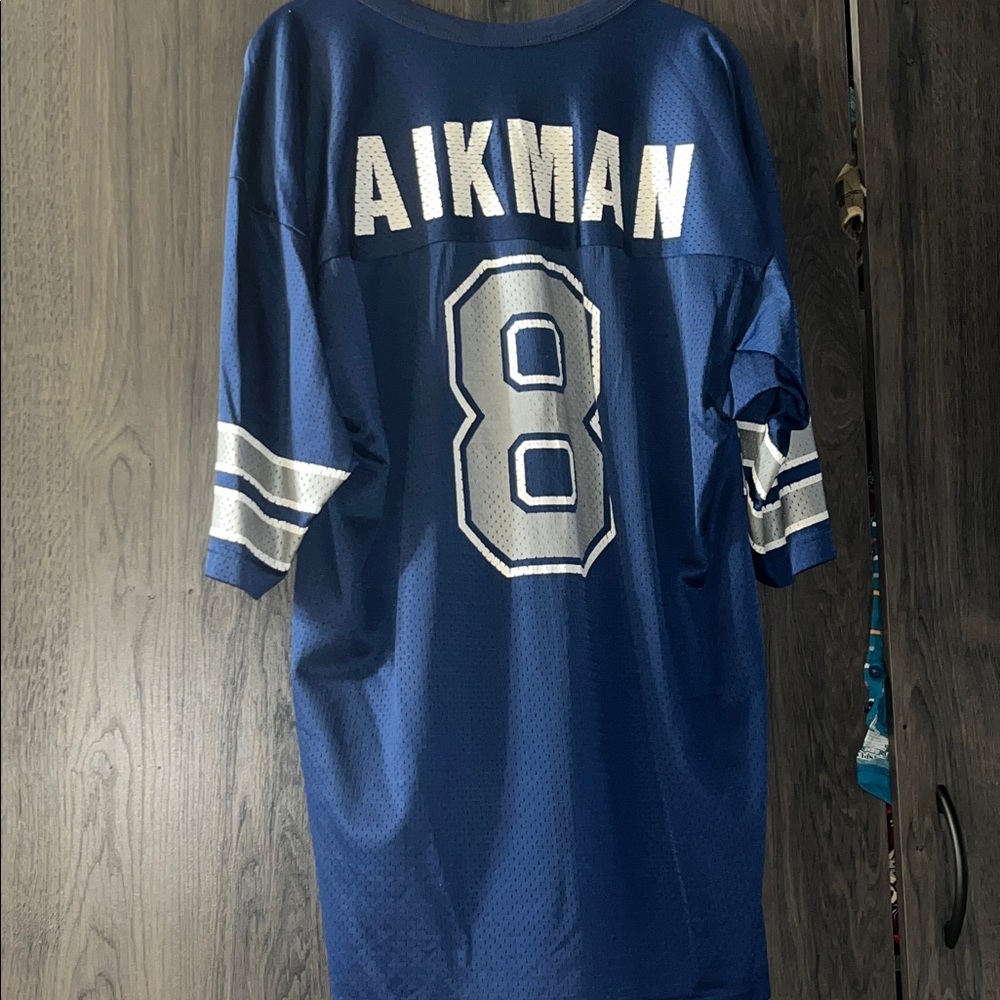 Vintage Champion Dallas Cowboys Troy Aikman Jersey Size 44 - Picture 2 of 3
